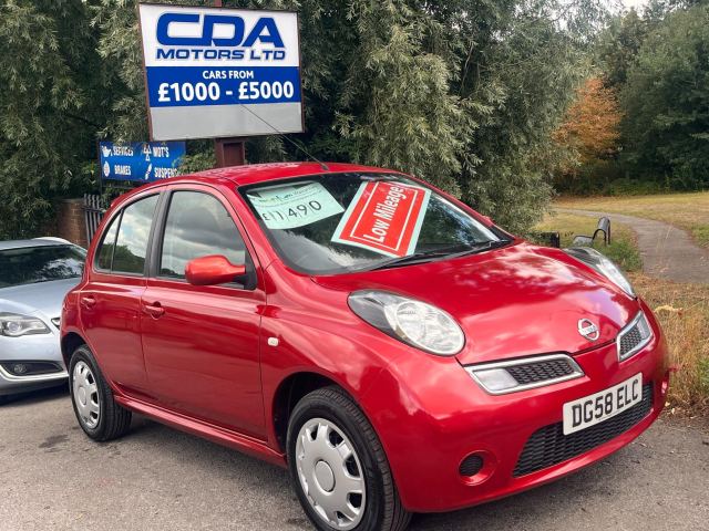 2008 (58) Nissan Micra 1.2 16v Acenta+ 5dr